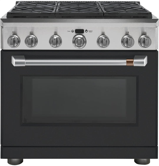 Cafe C2Y366P3MD1 Café 36" Dual-Fuel Professional Range With 6 Burners (Natural Gas)