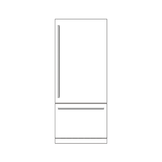 Fulgor Milano REFHANDIS36 36" Distinto Fridge Handle Kit