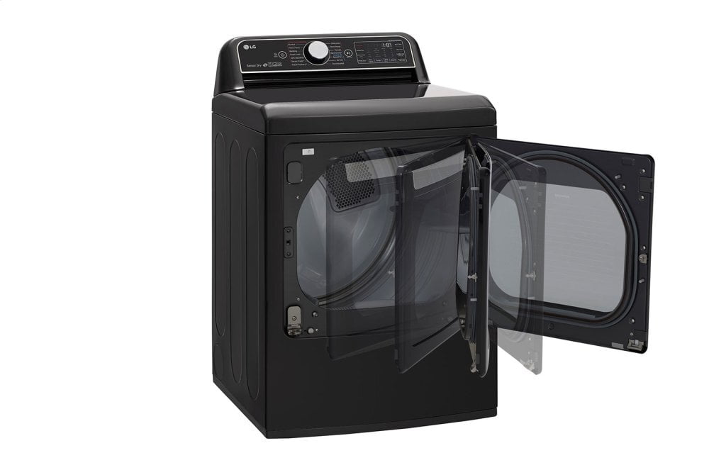 Lg DLEX7900BE 7.3 Cu.Ft. Smart Wi-Fi Enabled Electric Dryer With Turbosteam&#8482;