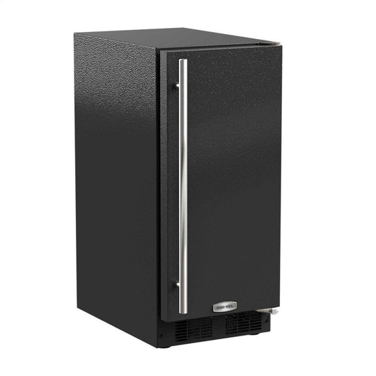 Marvel ML15CPS2RB 15-In Built-In Clear Ice Machine With Arctic White Illuminice With Door Style - Black, Door Swing - Right, Pump - Yes