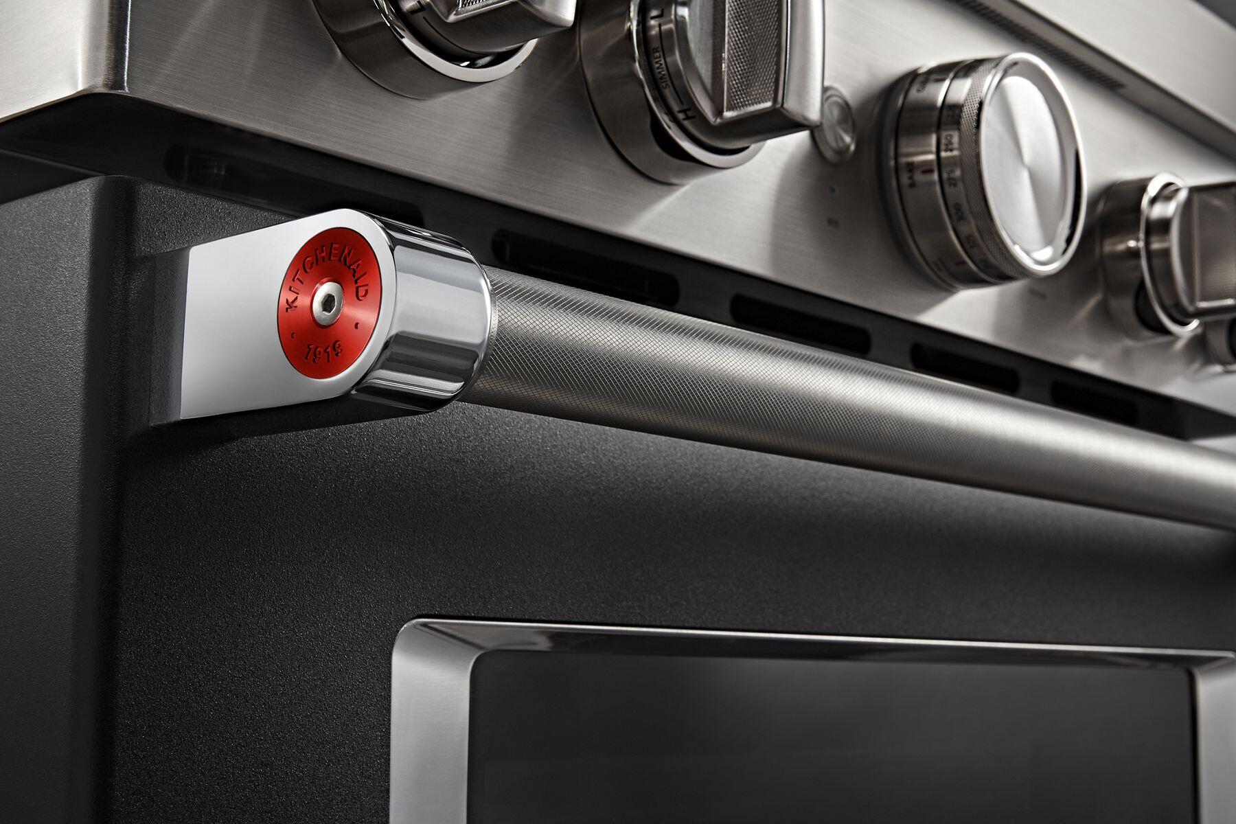 Kitchenaid W11368841RE Kitchenaid® Commercial-Style Range Handle Medallion Kit - Red