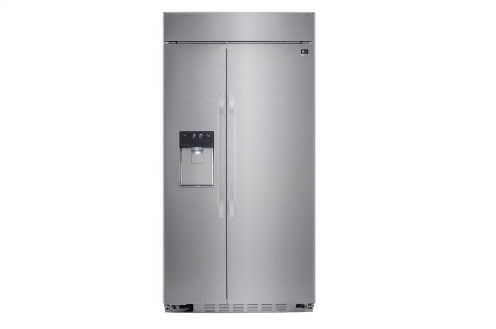 Lg LSSB2692ST Lg Studio 26 Cu. Ft. Smart Wi-Fi Enabled Side-By-Side Refrigerator