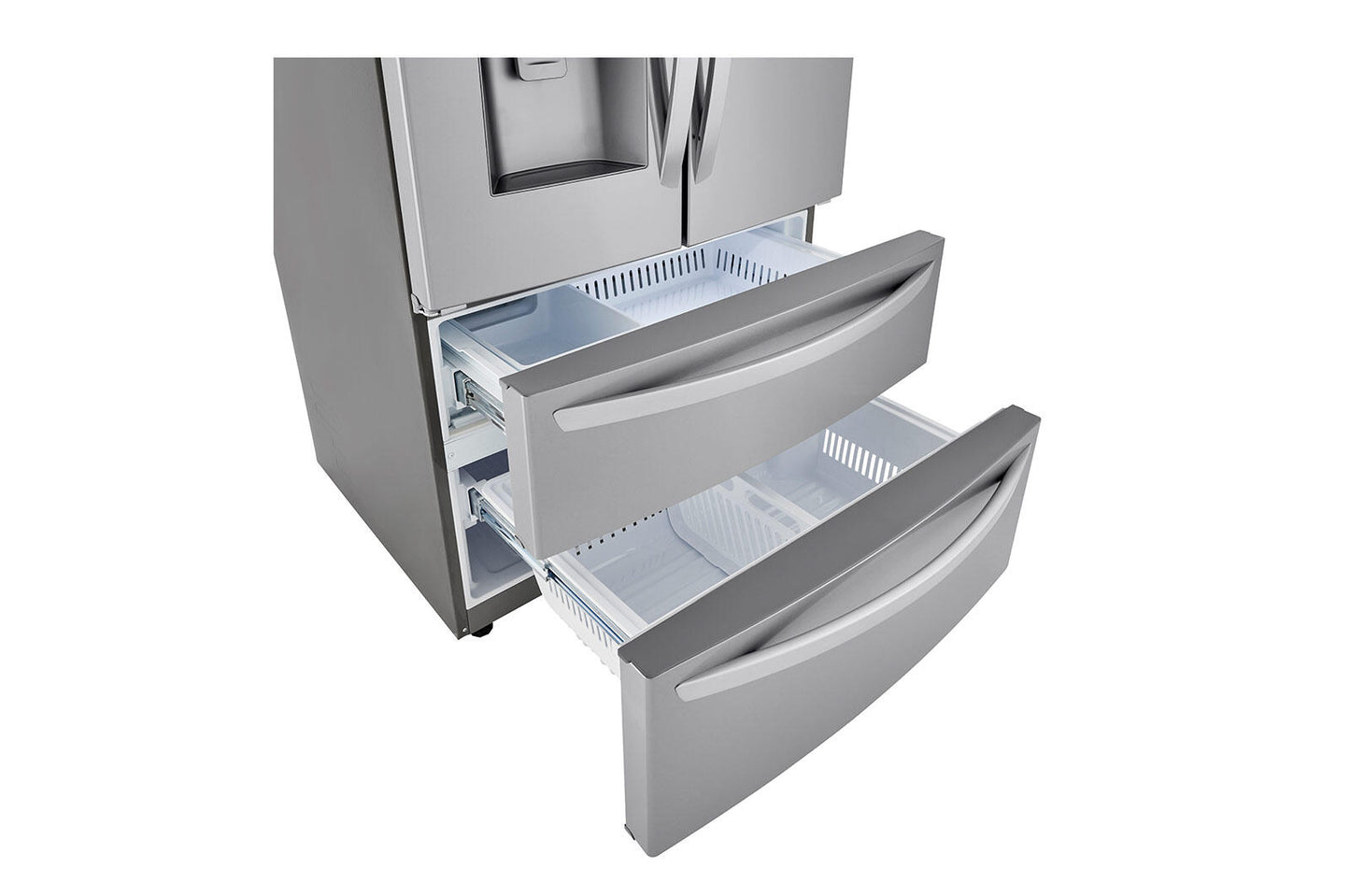 Lg LMXC22626S 22 Cu Ft. Smart Counter Depth Double Freezer Refrigerator