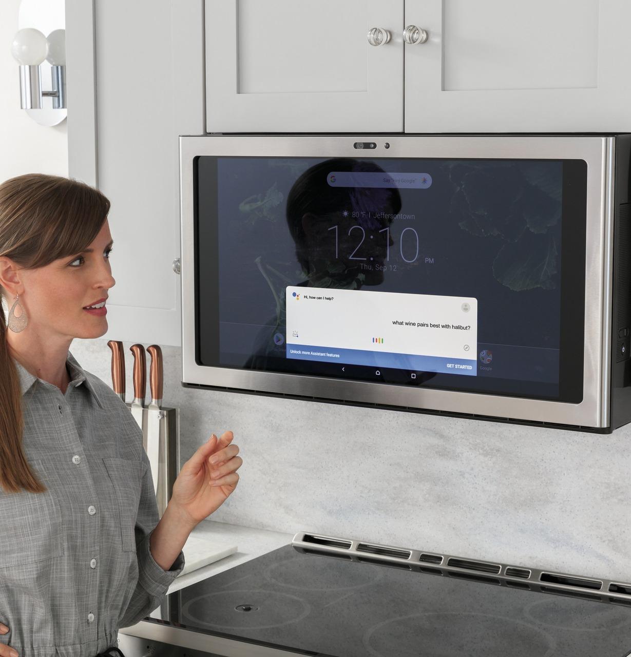 Cafe CHS90XP2MS1 Café™ 30" Smart Slide-In, Front-Control, Induction And Convection Range With In-Oven Camera