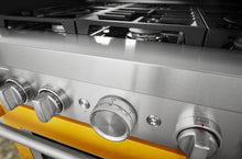 Kitchenaid KFDC506JYP Kitchenaid® 36'' Smart Commercial-Style Dual Fuel Range With 6 Burners - Yellow Pepper