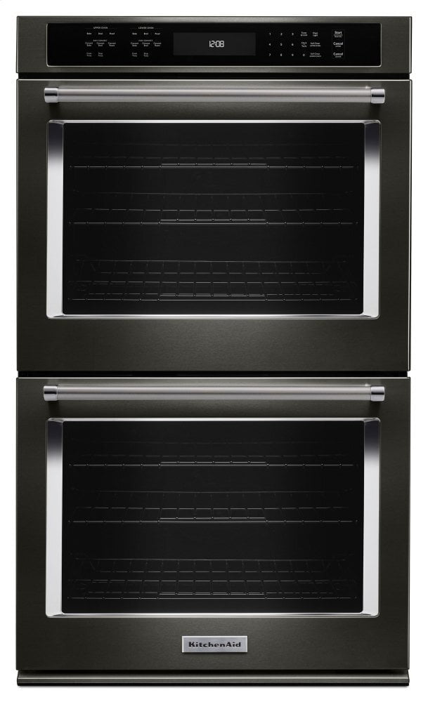 Kitchenaid KODE507EBS 27" Double Wall Oven With Even-Heat&#8482; True Convection - Black Stainless Steel With Printshield&#8482; Finish