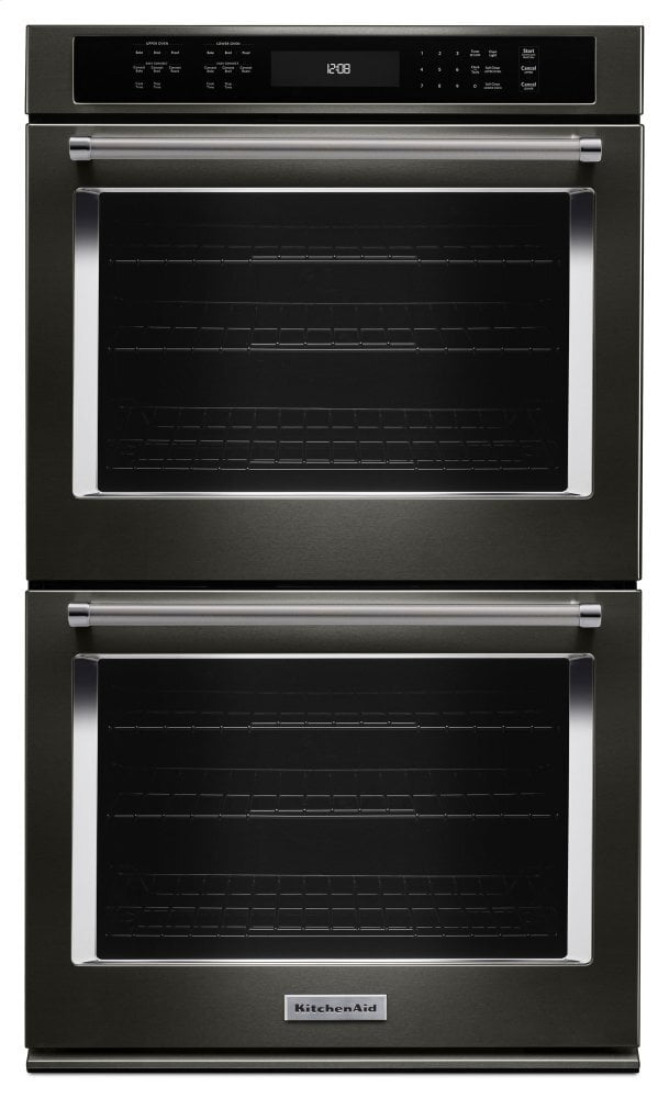 Kitchenaid KODE507EBS 27" Double Wall Oven With Even-Heat™ True Convection - Black Stainless Steel With Printshield™ Finish