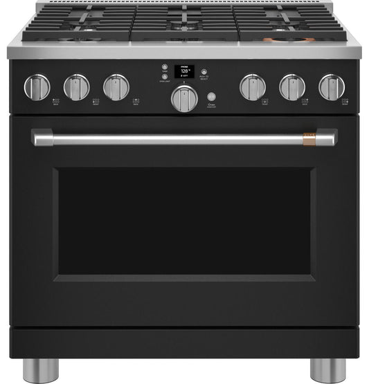 Cafe CGY366P3TD1 Café™ 36" Smart All-Gas Commercial-Style Range With 6 Burners (Natural Gas)