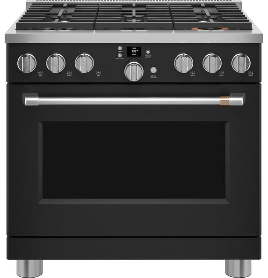 Cafe CGY366P3TD1 Café™ 36" Smart All-Gas Commercial-Style Range With 6 Burners (Natural Gas)