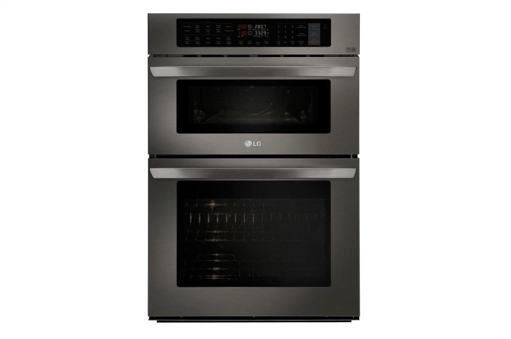 Lg LWC3063BD 1.7/4.7 Cu. Ft. Smart Wi-Fi Enabled Combination Double Wall Oven