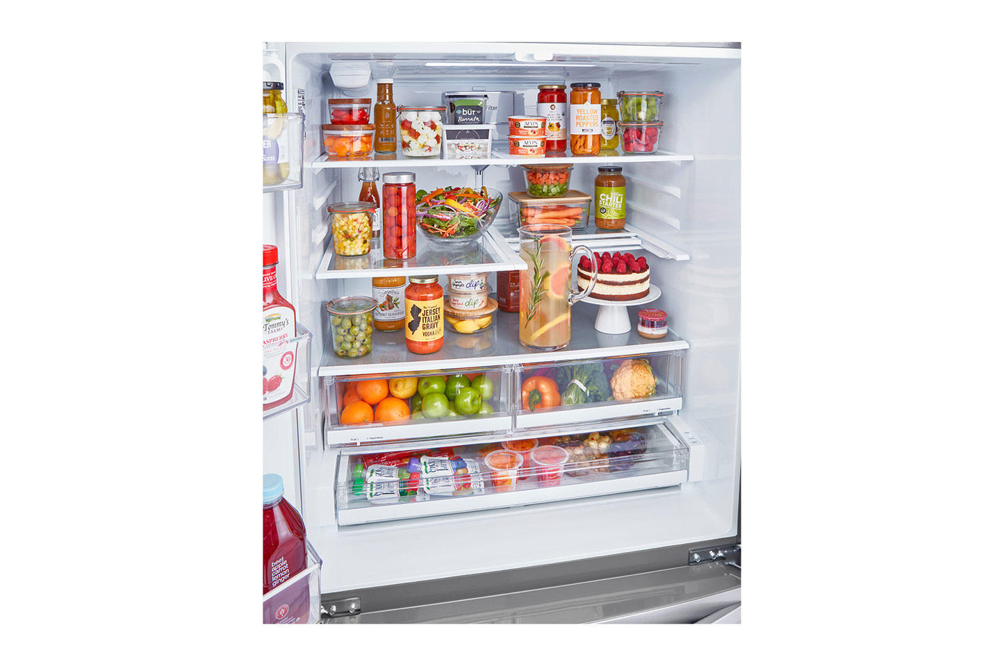 Lg LMXC22626S 22 Cu Ft. Smart Counter Depth Double Freezer Refrigerator