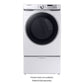 Samsung DVG45T6200W 7.5 Cu. Ft. Gas Dryer With Steam Sanitize+ In White