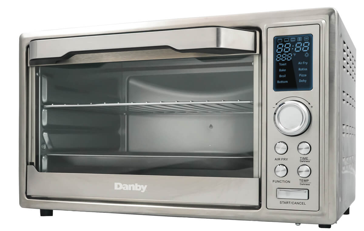 Danby DBTO0961ABSS Danby 0.9 Cu. Ft./25L Convection Toaster Oven With Air Fry Technology, Digital Lcd Display
