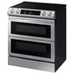 Samsung NE63T8751SS 6.3 Cu. Ft. Flex Duo™ Front Control Slide-In Electric Range With Smart Dial, Air Fry & Wi-Fi In Stainless Steel