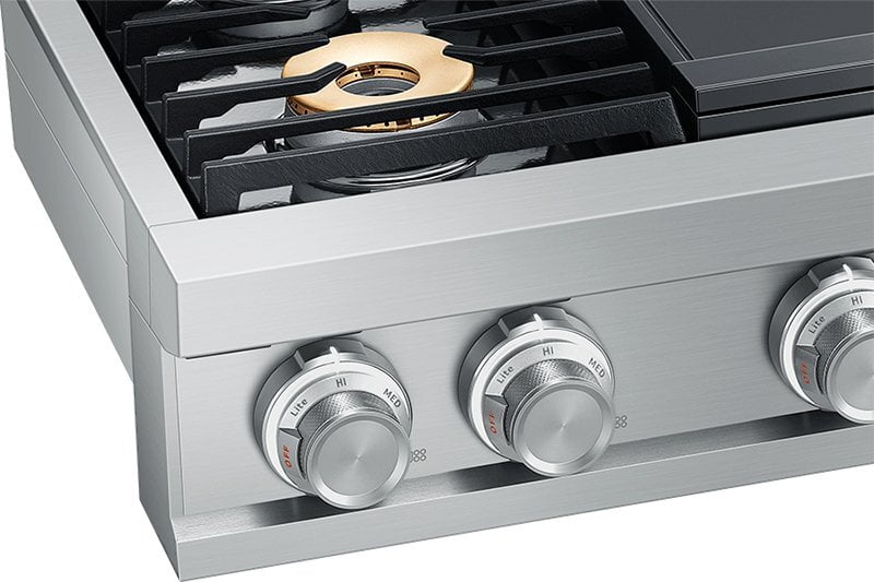 Dacor DTT48M976HS 48" Rangetop, Silver Stainless Steel, High Altitude Natural Gas