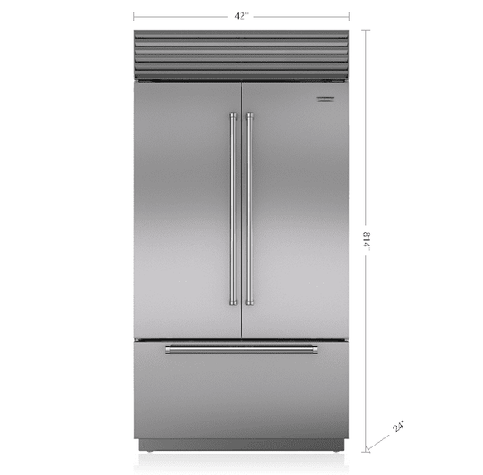 Sub-Zero BI42UFDIDSTH 42" Classic French Door Refrigerator/Freezer With Internal Dispenser