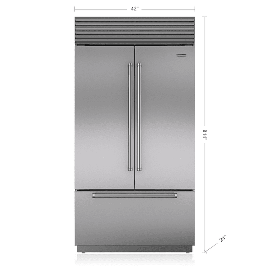 Sub-Zero BI42UFDSPH 42" Classic French Door Refrigerator/Freezer