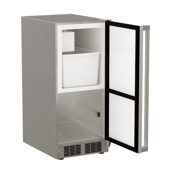 Marvel MOCR215SS01A 15-In Outdoor Built-In Crescent Ice Machine With Door Style - Stainless Steel