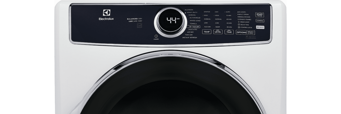Electrolux ELFE7637AW Electric 8.0 Cu. Ft. Front Load Dryer