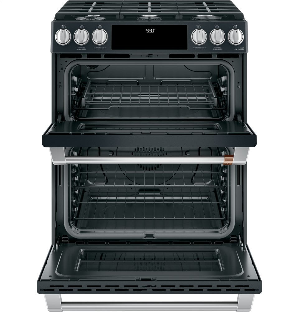 Cafe C2S950P3MD1 Café 30" Smart Slide-In, Front-Control, Dual-Fuel, Double-Oven Range With Convection
