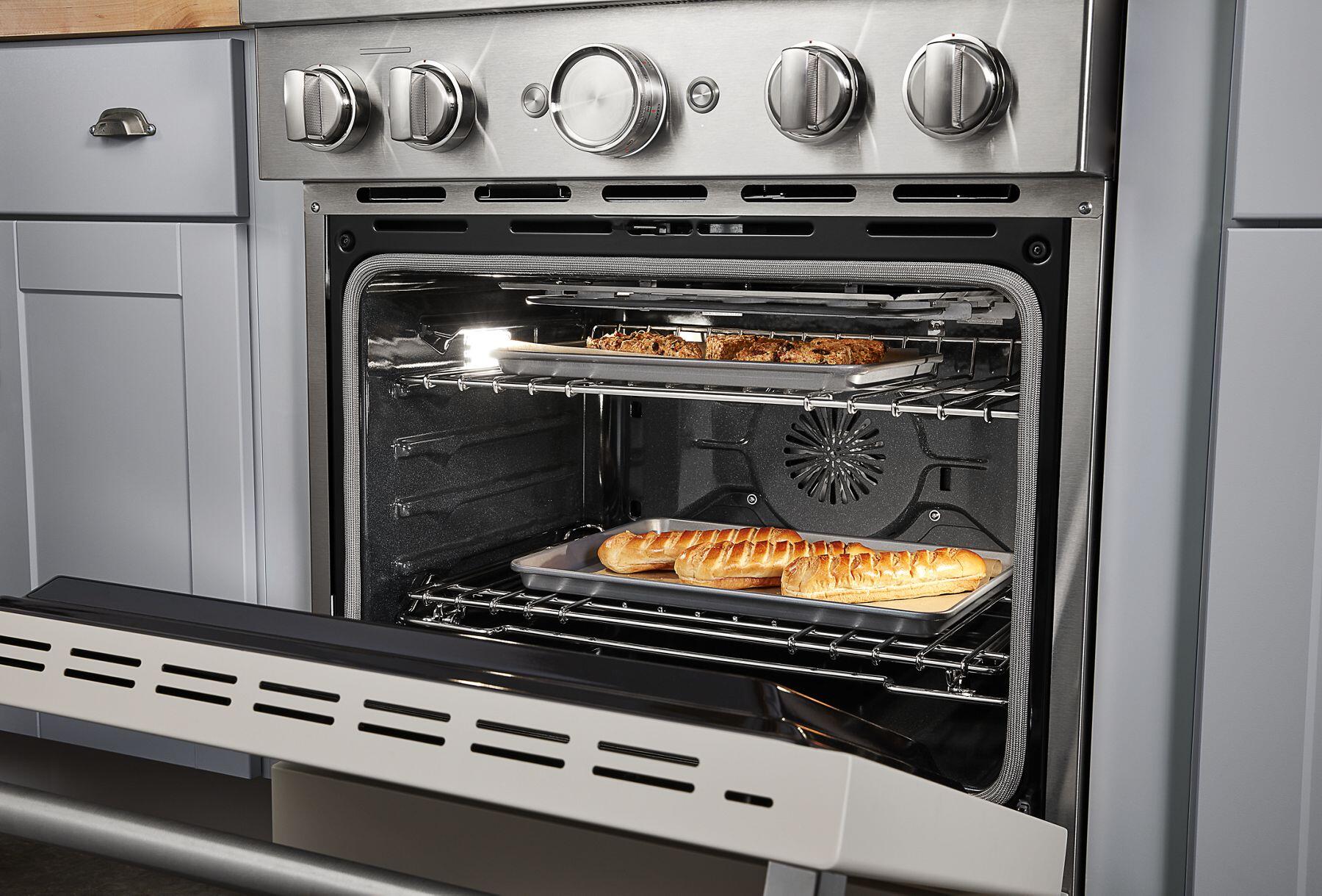 Kitchenaid KFDC500JMH Kitchenaid® 30'' Smart Commercial-Style Dual Fuel Range With 4 Burners - Milkshake