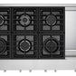 Kitchenaid KCGC558JSS Kitchenaid® 48'' 6-Burner Commercial-Style Gas Rangetop With Griddle - Stainless Steel