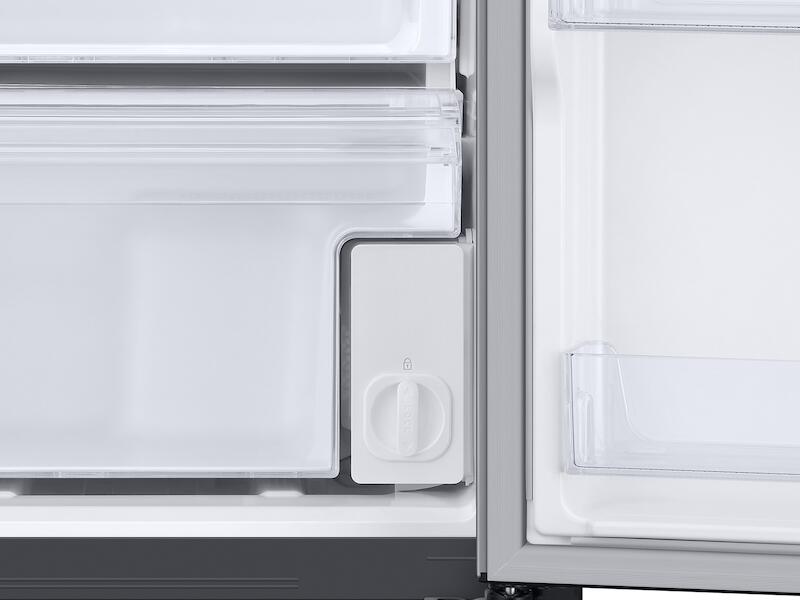 Samsung RS23A500ASR 23 Cu. Ft. Smart Counter Depth Side-By-Side Refrigerator In Stainless Steel