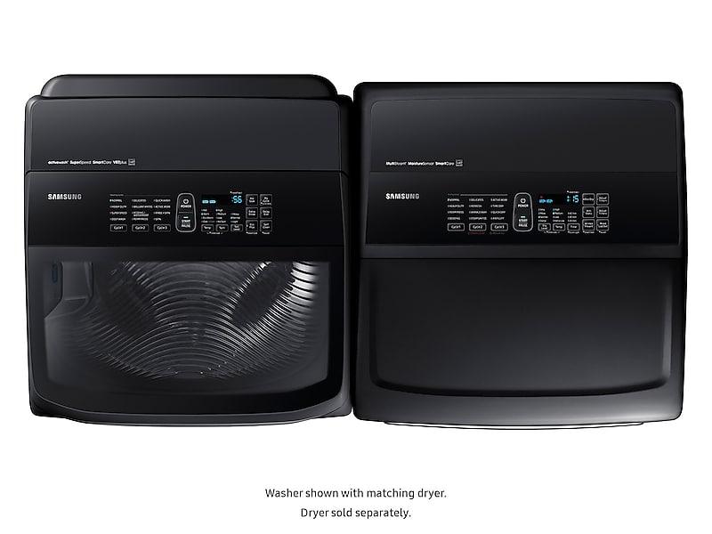 Samsung WA52M8650AV 5.2 Cu. Ft. Activewash&#8482; Top Load Washer With Integrated Touch Controls In Black Stainless Steel