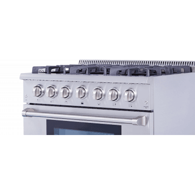 Thor Kitchen HRG3618U 36" Pro-Style 6 Stainless Steel Burner Gas Range