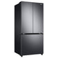 Samsung RF18A5101SG 18 Cu. Ft. Smart Counter Depth 3-Door French Door Refrigerator In Black Stainless Steel