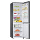 Samsung RB12A300641 12.0 Cu. Ft. Bespoke Bottom Freezer Refrigerator With Customizable Colors And Flexible Design In Navy Glass
