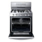 Samsung NX58F5700WS 5.8 Cu. Ft. Gas Range With True Convection In Stainless Steel