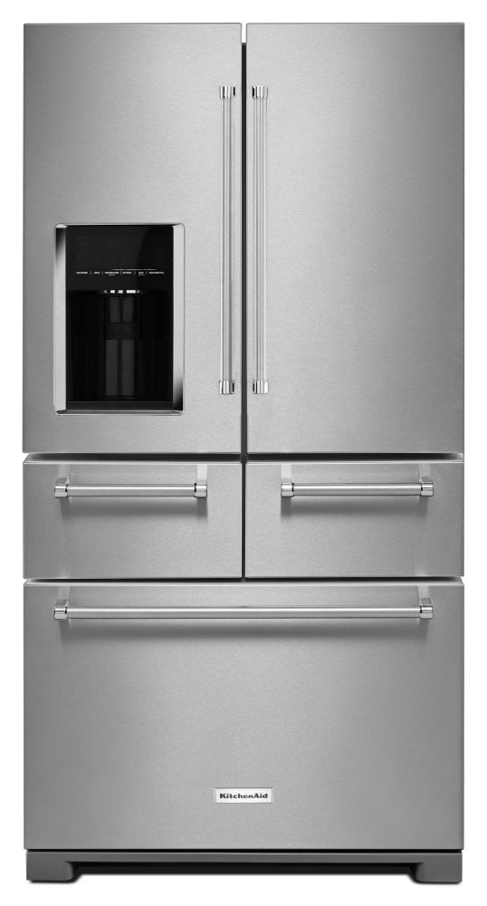 Kitchenaid KRMF706ESS 25.8 Cu. Ft. 36" Multi-Door Freestanding Refrigerator With Platinum Interior Design - Stainless Steel