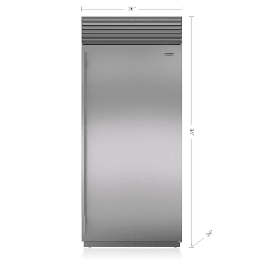 Sub-Zero BI36FSPHLH 36" Classic Freezer