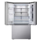Lg LRYKS3106S 31 Cu. Ft. Smart Standard-Depth Max™ French Door Refrigerator With Four Types Of Ice And Mirror Instaview®