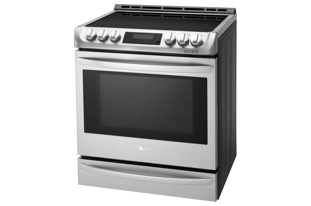 Lg LSE4617ST 6.3 Cu. Ft. Smart Wi-Fi Enabled Induction Slide-In Range With Probake Convection® And Easyclean®