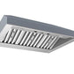Best Range Hoods CPD9M423SB Cpd9M Series 42-Inch Stainless Steel Outdoor Range Hood Insert 1300 Max Cfm