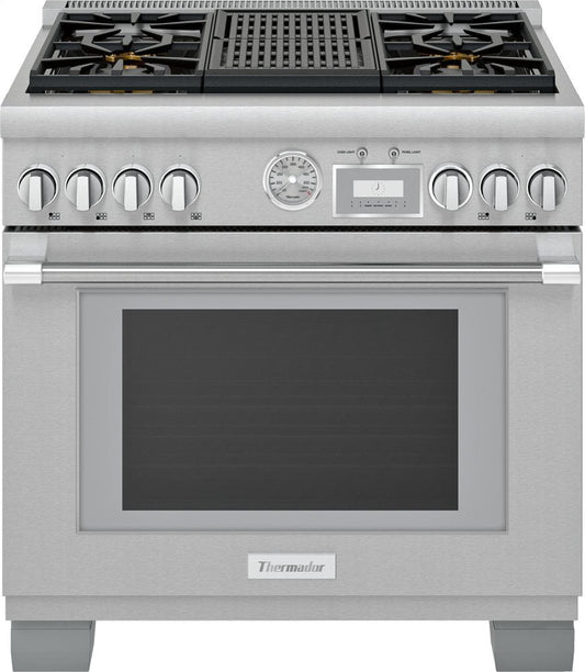 Thermador PRD364WLGU 36-Inch Pro Grand® Commercial Depth Dual Fuel Range