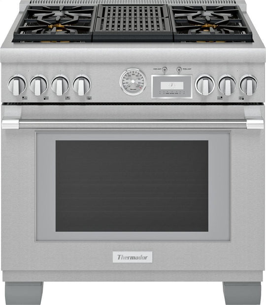 Thermador PRD364WLGU 36-Inch Pro Grand® Commercial Depth Dual Fuel Range