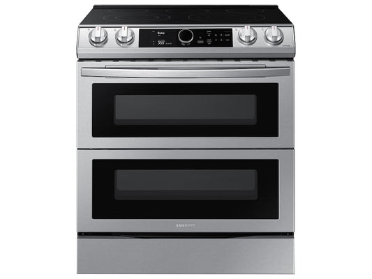 Samsung NE63T8751SS 6.3 Cu. Ft. Flex Duo&#8482; Front Control Slide-In Electric Range With Smart Dial, Air Fry & Wi-Fi In Stainless Steel