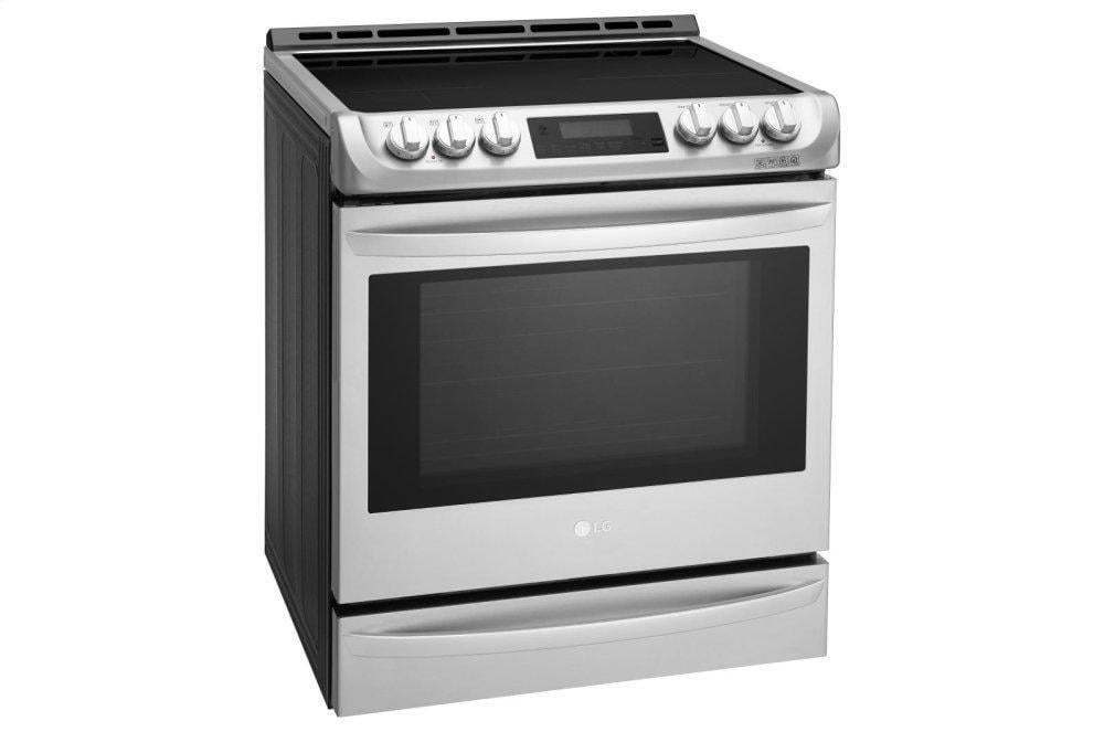 Lg LSE4617ST 6.3 Cu. Ft. Smart Wi-Fi Enabled Induction Slide-In Range With Probake Convection® And Easyclean®