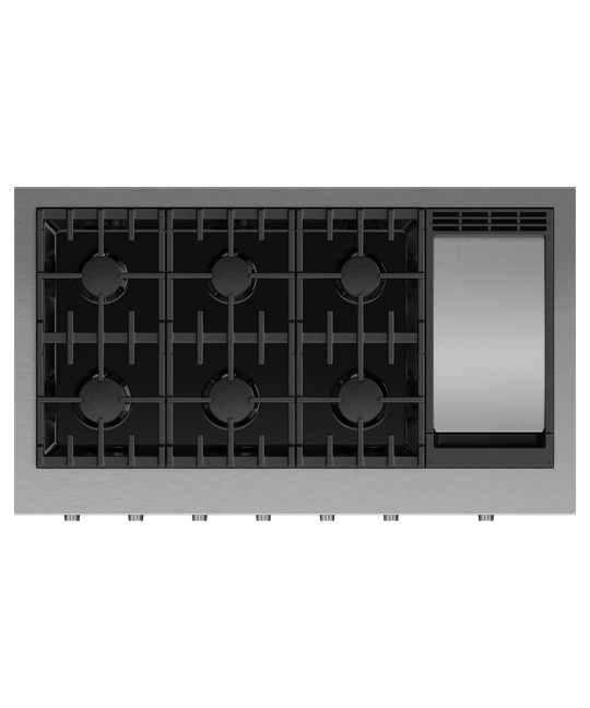 Fisher & Paykel CPV3486GDN Gas Rangetop, 48", Griddle