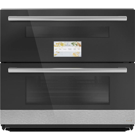 Cafe CTS92DM2NS5 Café™ 30" Smart Built-In Twin Flex Single Wall Oven In Platinum Glass