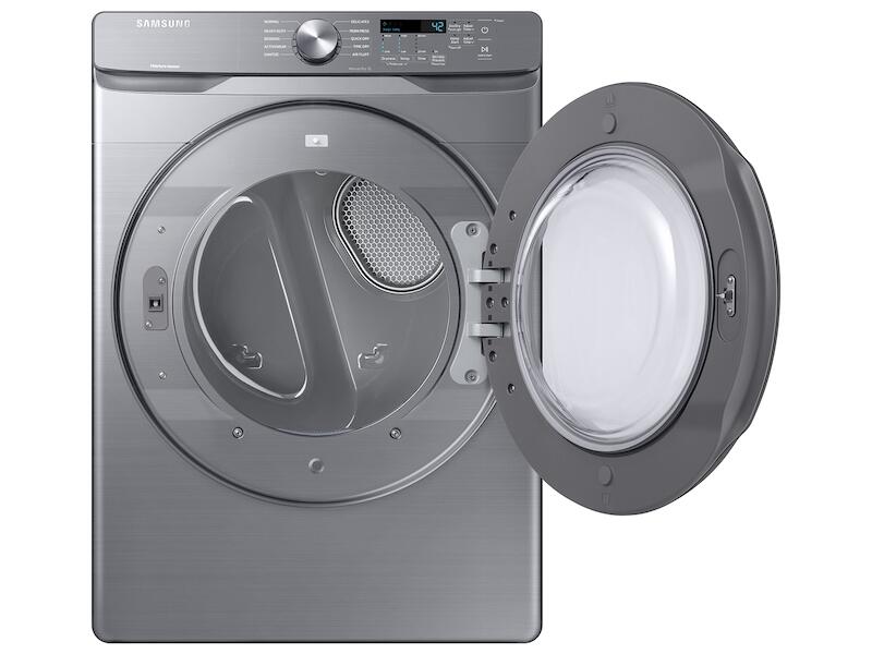 Samsung DVG45T6000P 7.5 Cu. Ft. Front Load Gas Dryer With Sensor Dry In Platinum