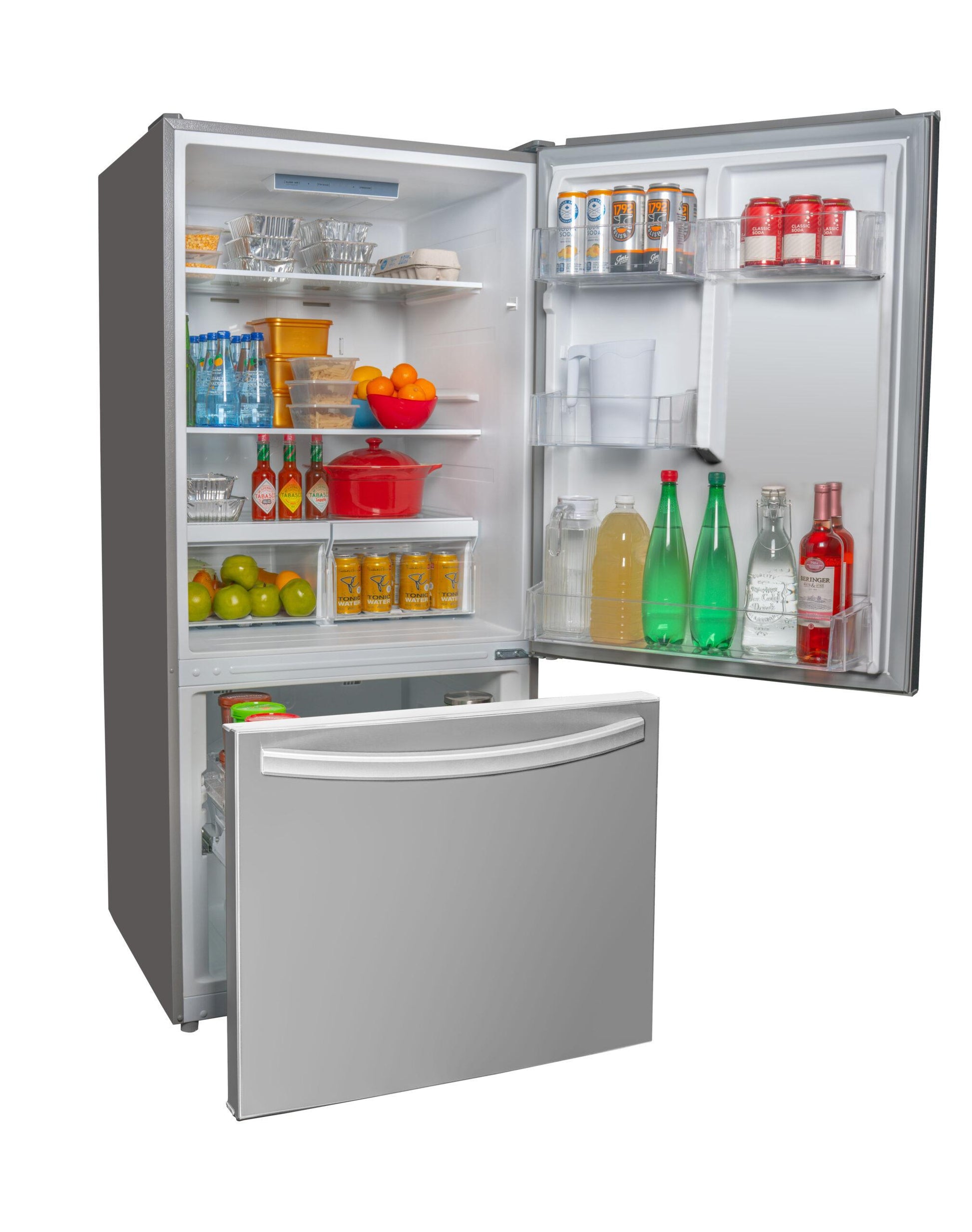 Danby DBM187E1SSDB Danby Designer 18.7 Cu. Ft. Apartment Fridge Bottom Mount In Stainless Steel