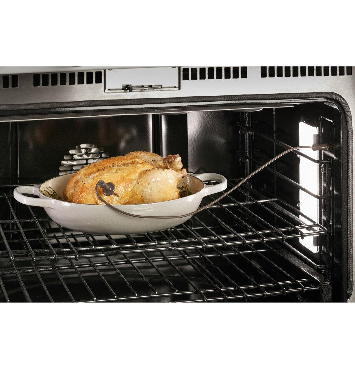 Cafe C2Y486P3TD1 Café&#8482; 48" Smart Dual-Fuel Commercial-Style Range With 6 Burners And Griddle (Natural Gas)