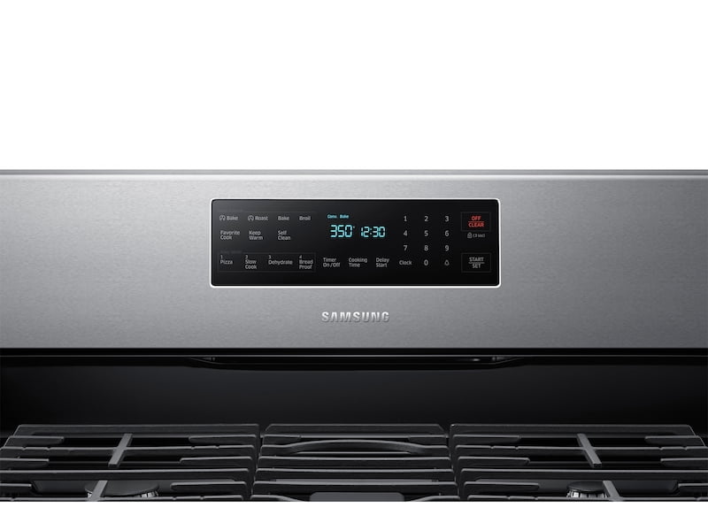 Samsung NX58T7511SS 5.8 Cu. Ft. Freestanding Gas Range With Air Fry And Convection In Stainless Steel
