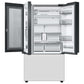 Samsung RF24BB660012 Bespoke 3-Door French Door Refrigerator (24 Cu. Ft.) With Beverage Center™ In White Glass