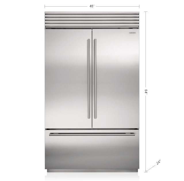 Sub-Zero CL4850UFDSP 48" Classic French Door Refrigerator/Freezer