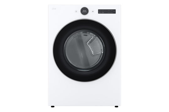 Lg DLEX5500W 7.4 Cu. Ft. Ultra Large Capacity Smart Front Load Electric Energy Star Dryer With Sensor Dry & Steam Technology